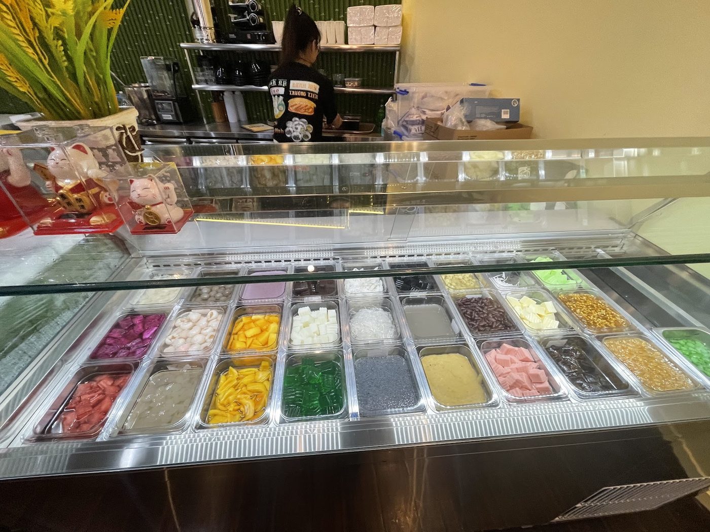 A close look at the food
